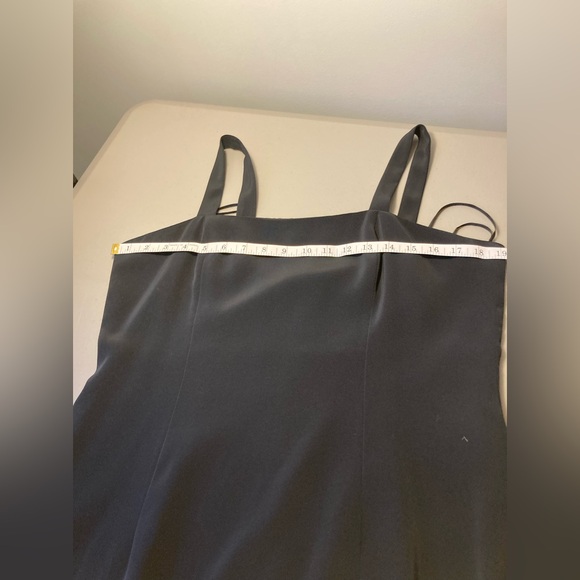 Jovani New York black gown with sequins back pleat size 14 gently used $78 - Picture 6 of 8